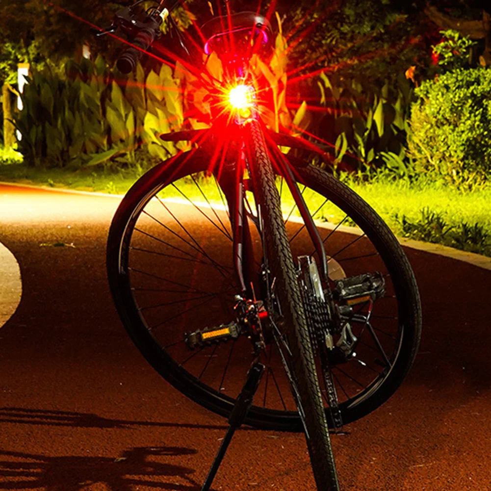

Bicycle Light Night Riding Lamp Mountain Bike Front And Rear Lights Warning Cycling Taillight MTB Rear Light Safety Night Riding