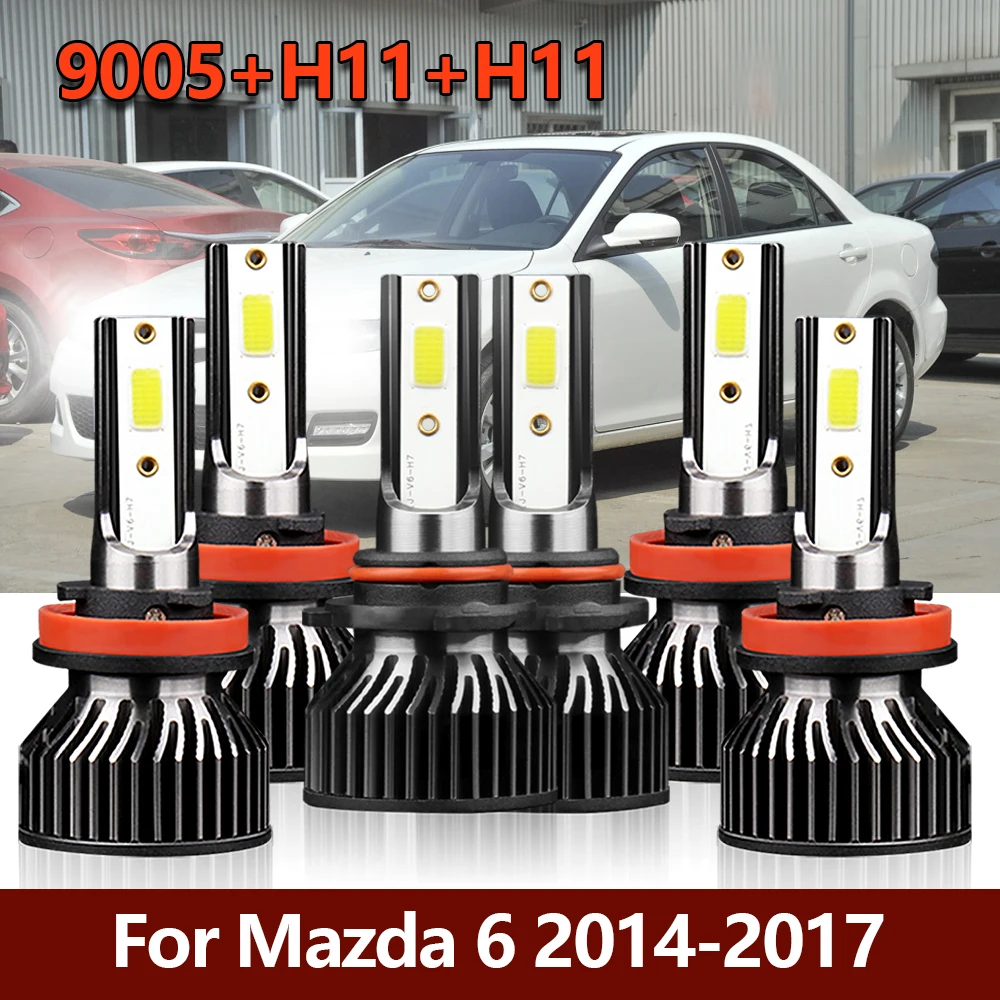 

Лампы головного света для Mazda 6, 9005, 2014, 2016, H11, H9, H8