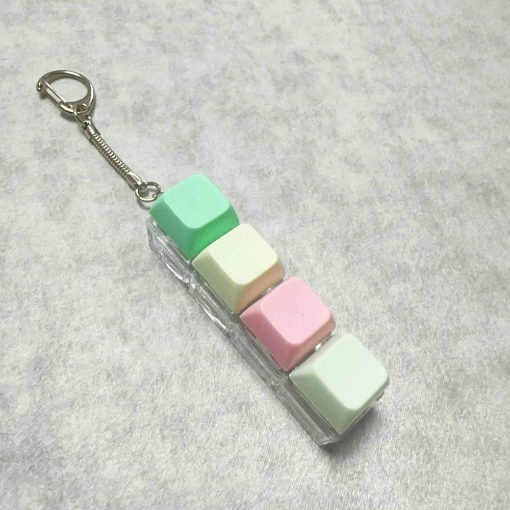 Fidget Keycap Toy Stress Relief Keychain