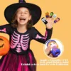 Halloween Finger Puppets Ghost Vampire Witch Pumpkin Frankenstein Characters Finger Puppets Set for Party Favors Pretend Play 1