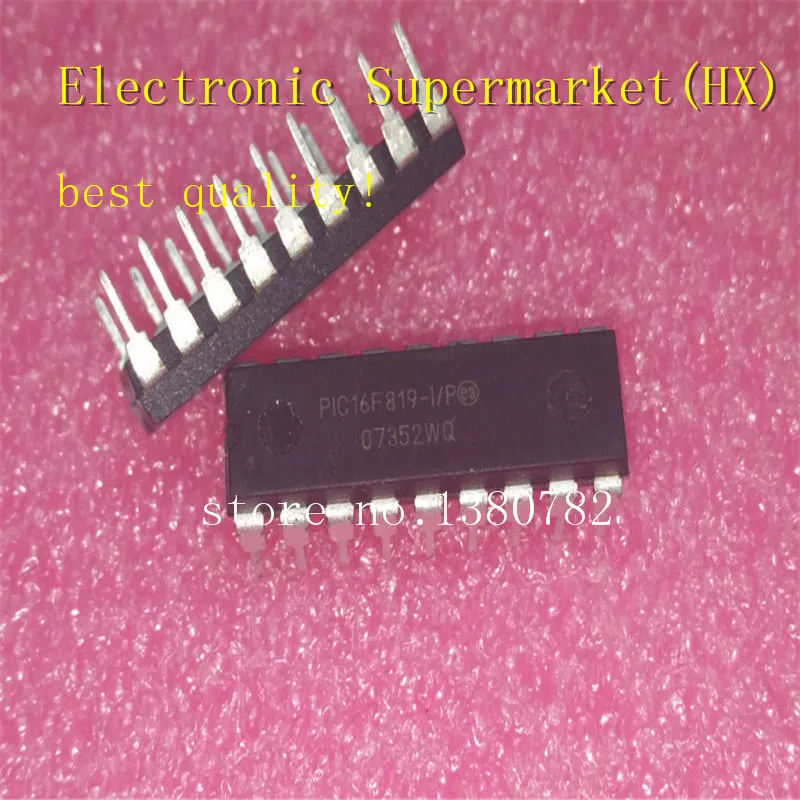 

Free Shipping 10pcs/lots PIC16F819-I/P PIC16F819 DIP-18 New original IC In stock!