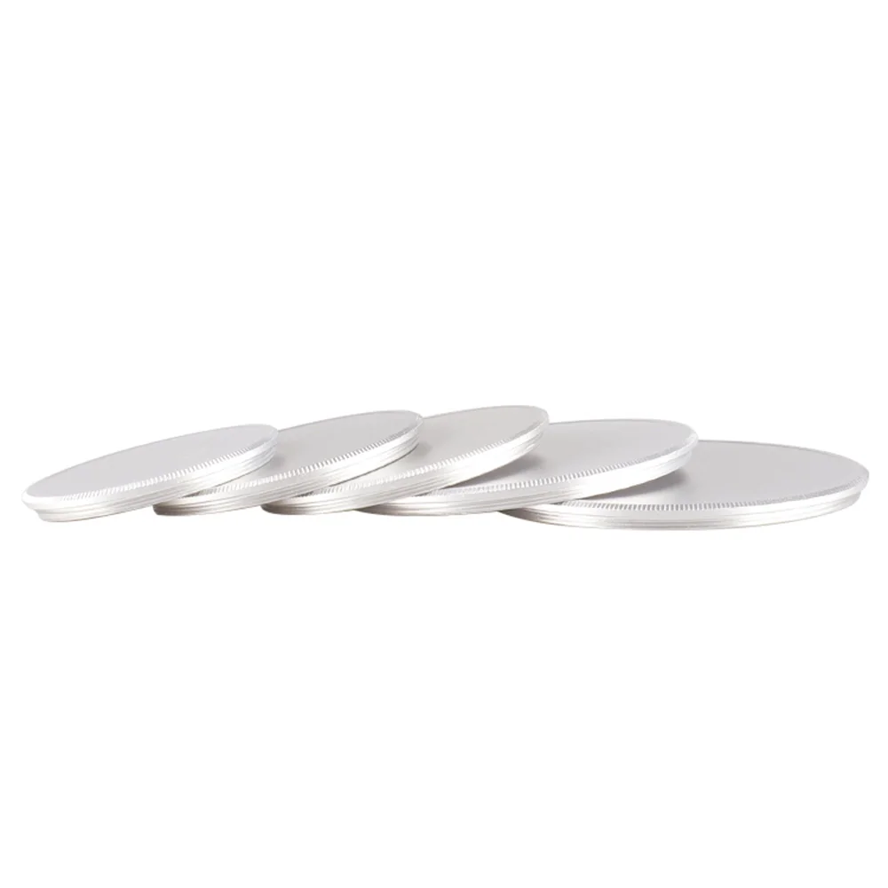 Universal Black/Silver Aluminum Alloy Screw-in Metal Lens Filter Cap
