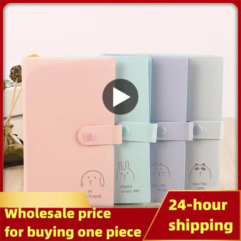 

11 19.3cm Card Book 240 Detents Colored Photo Album Photo Album 3-inch Storage Clip 3 Inch Photo Mini Album Business Card Book