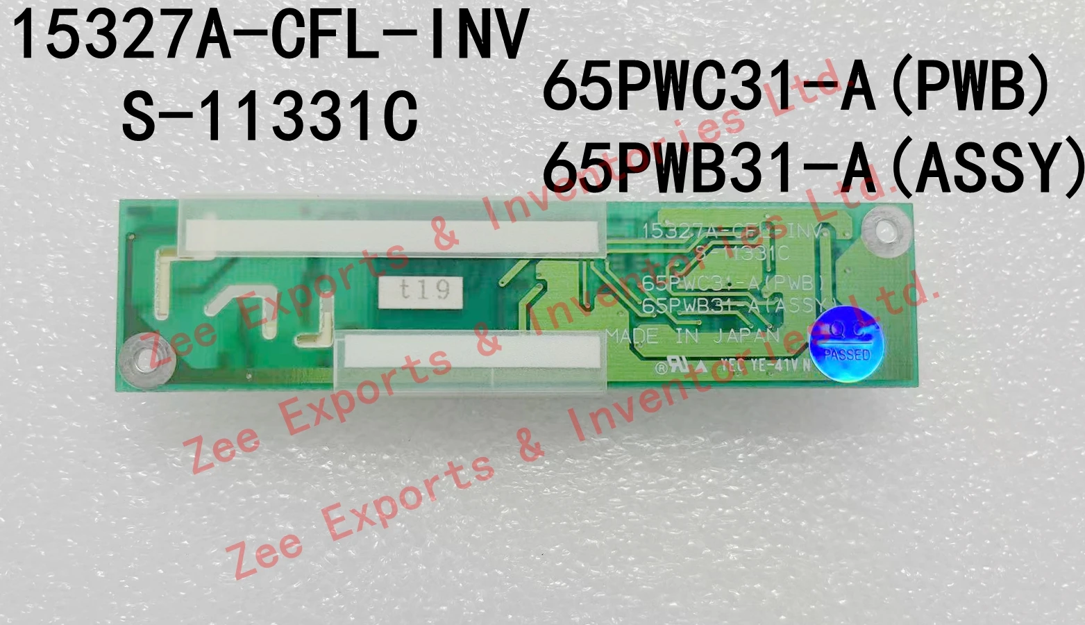 

15327A-CFL-INV S-11331C 65PWC31-A(PWB) 65PWB31-A(ASSY) Оригинальный Инвертор NEC для детской модели NL6448BC20 08