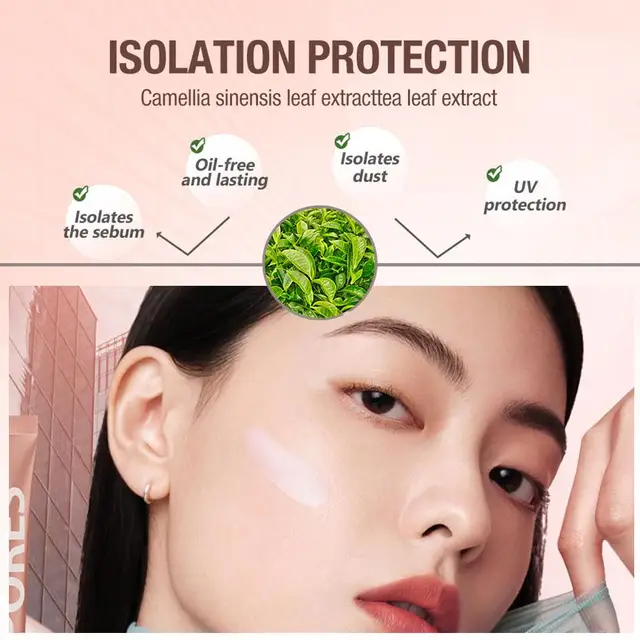 Face Makeup Base Poreless Primer 20ml Lightweight Matte Finish Oil-Control Foundation Primer Cosmetics 1/5/10PCS