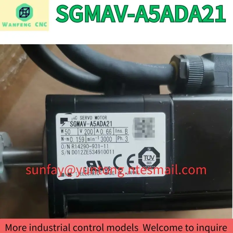 

second-hand Servo motor SGMAV-A5ADA21 test OK Fast Shipping