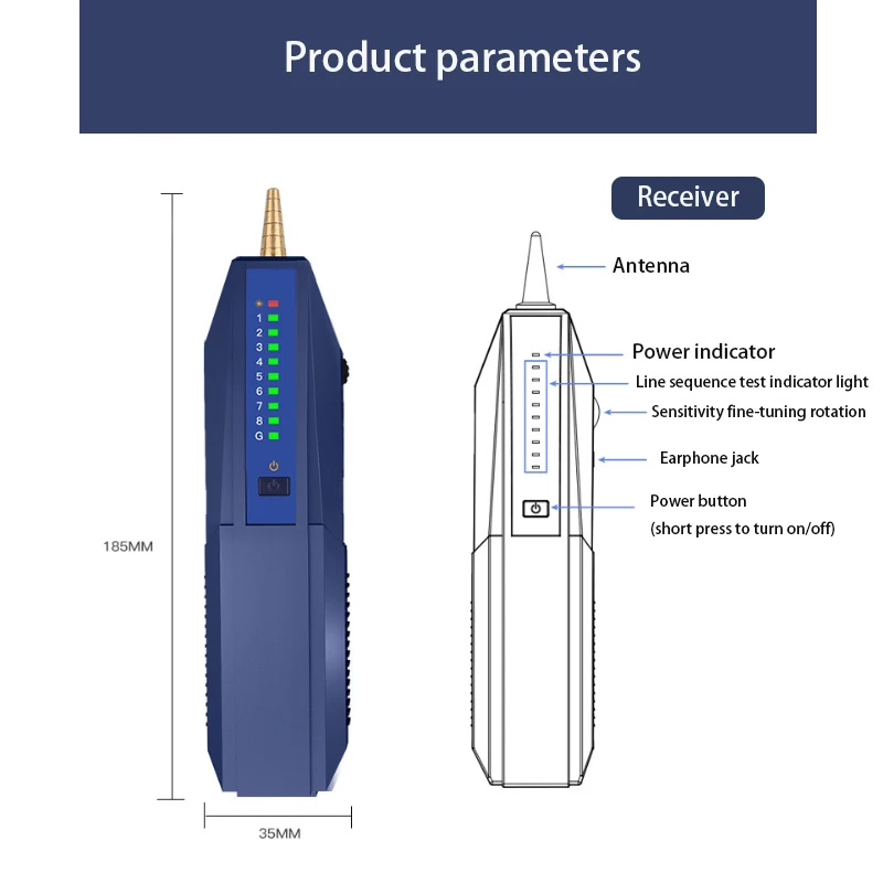 Multi Cabo, POE Switch, Ethernet LAN Network Cable Tester, Wire Tracker