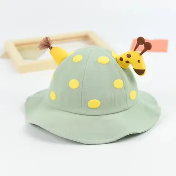 Children Deer Fisherman Hat Boys And Girls Cute Sunshade Baby Pot Hat