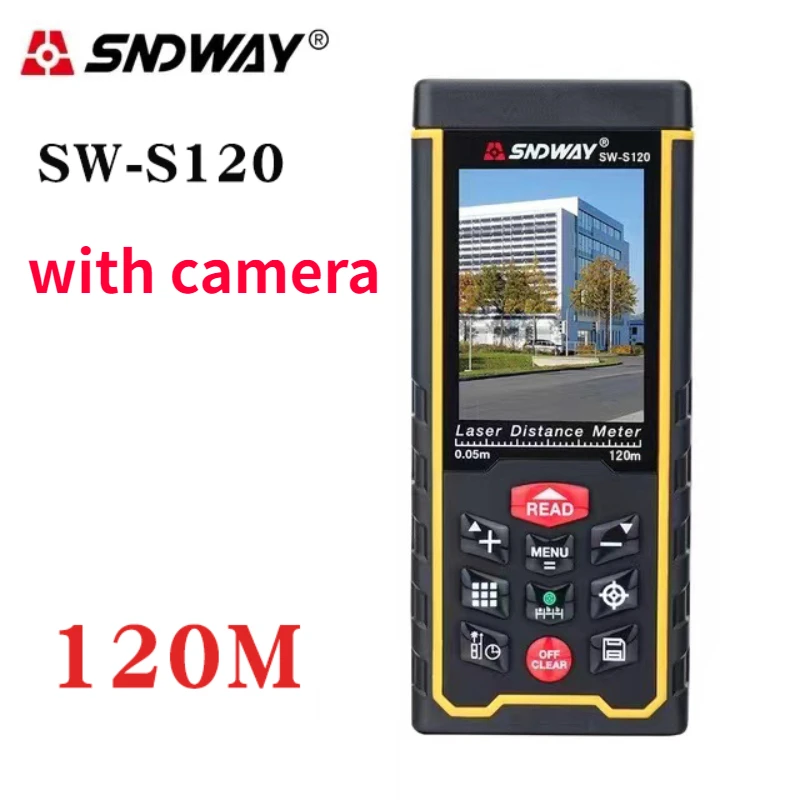 SNDWAY 2.4 Inch Color Display Digital Laser Rangefinder 50M 70M 100M Subway Laser Electronic Rangefinder SW-S50