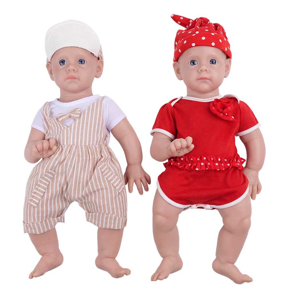 IVITA WG1583 50cm 4,29 kg 100% Volle Körper Silikon Reborn Baby Puppen