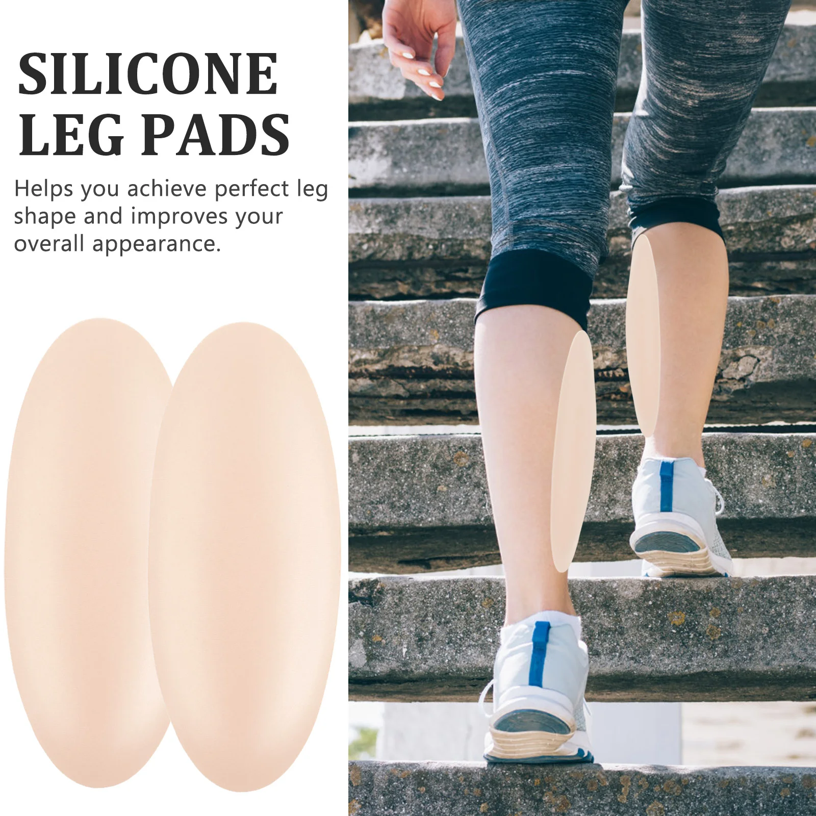Leg Corrector 2 Pcs Soft Calf Pad For Legs Women Calf Enhancer Anti Allergic Breathable Protective Foot Care Tools Leg Shape Toe Corrector