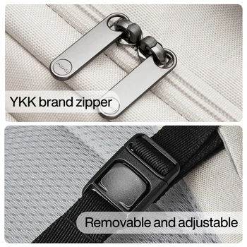 Mixi Outdoor Backpack Women Travel Bag 18 Inch Men Rucksack Waterproof Laptop White Black