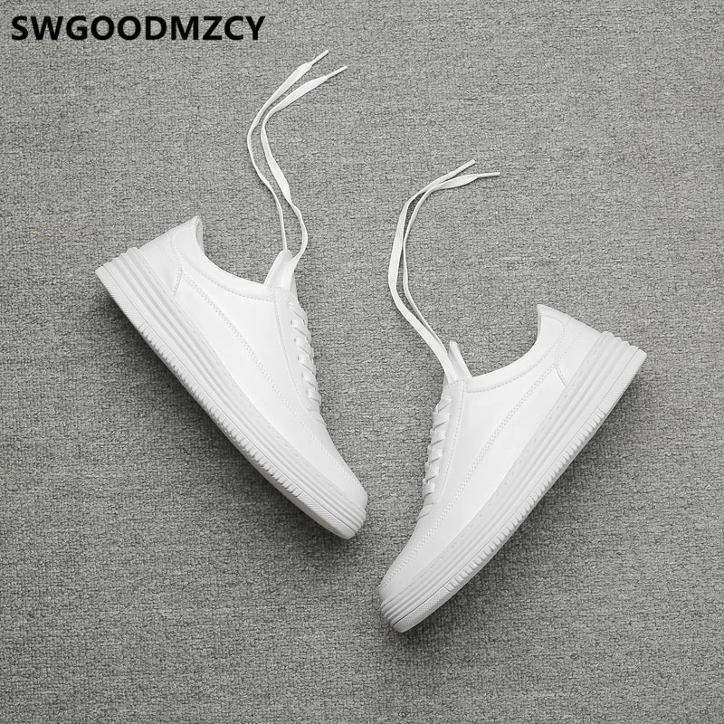 Leather Shoes Men White Sneakers Men Shoes Luxury Brand Fashion Designer High Quality Zapatos De Hombre Buty Damskie