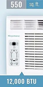 window air conditioner unit small mini compact quiet cooling window-mounted