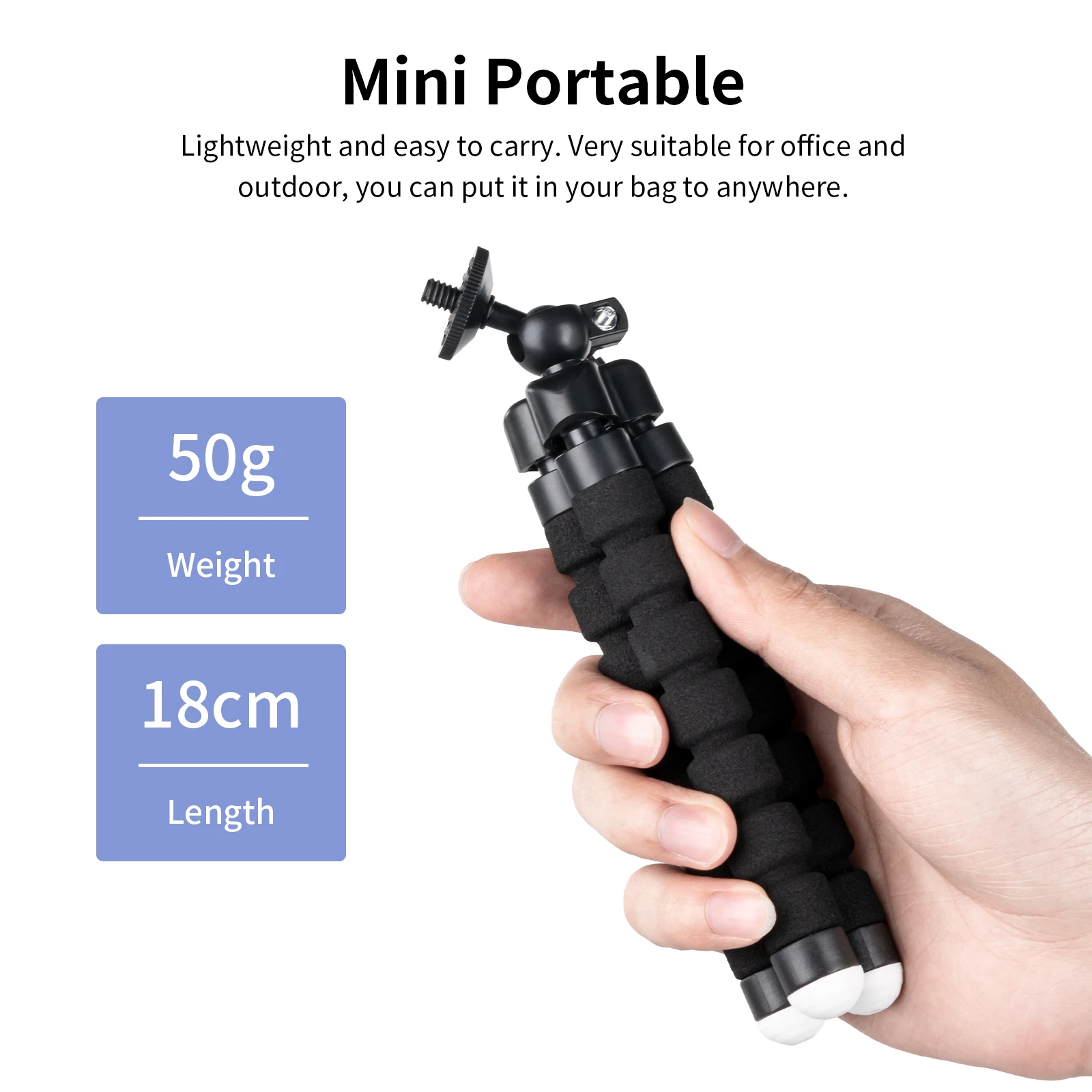 Tripod For Phone Flexible Sponge Octopus Mini Tripod For IPhone Mini Camera Tripod Phone Holder Clip Stand