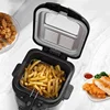 Electric Fryer Fried Dough Sticks Commercial Large Capacity Small Deep Frying Pan Removable Liner Chicken Chop Fries 4