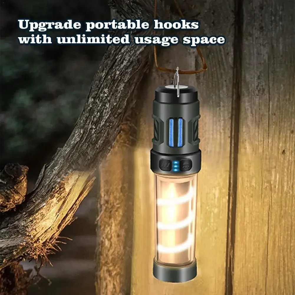 Mosquito Repellent Lamp Cool Camping Gear Mosquito Lamp Killer LED Flashlight Magnet USB Charging Portable Lantern mosquito killer lamp mosquito lamp