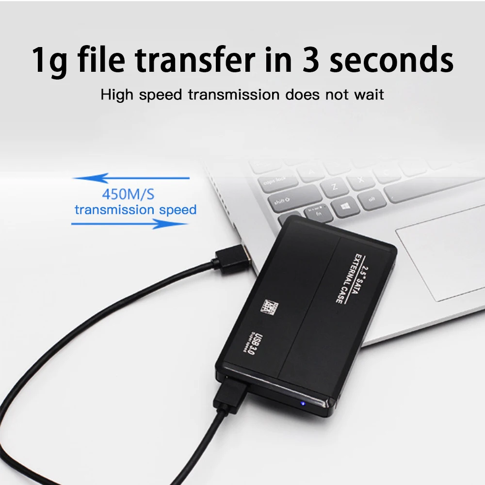 1/2/3 Hdd Ssd Scatola Esterna Guscio In Metallo Supporto Tutto 7Mm/9.5Mm Sata Sata Sata Da 2.5 Pollici Da 3.0 A Usb 3.0 Plug And Play Per Pc Laptop