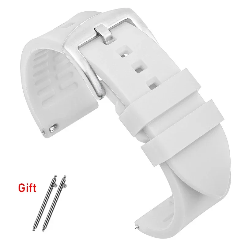 Universal Waterproof Silicone Quick Release Watch Strap