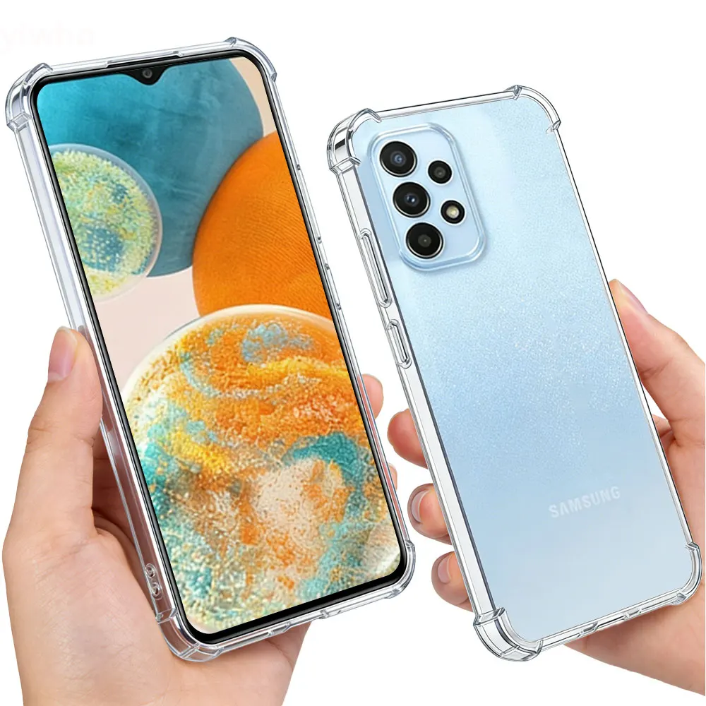 Crystal Clear Transparent Slim Soft Case with Corner Protection and Precise Cutouts