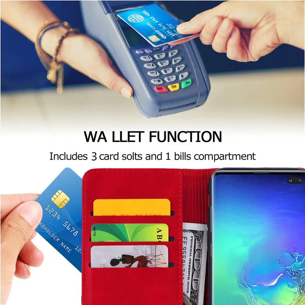 Mandala Flower Flip Case For Samsung Galaxy S8 + S9 S10E S20 S21 FE Note 10 Plus Note 20 Ultra Leather Wallet Cover Phone Coque