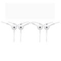 4PCS Side Brush W