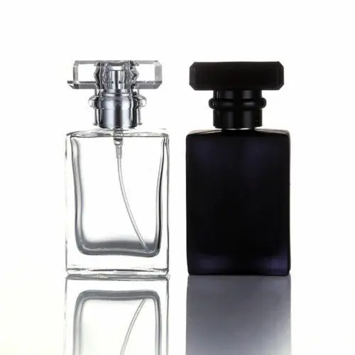 

5pcs 30ml Clear/Black Refillable Glass Spray Refillable Perfume Bottles Glass Atomizer Empty Cosmetic Container For Travel Vials