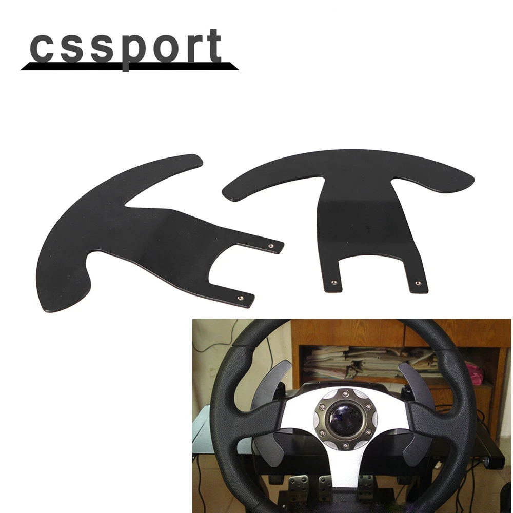 Controller Del Volante 2 Pezzi Per Logitech G25 G27 Heavy Duty Paddle Shifter Upgrade Racing Car Game 13 "-14" Volante