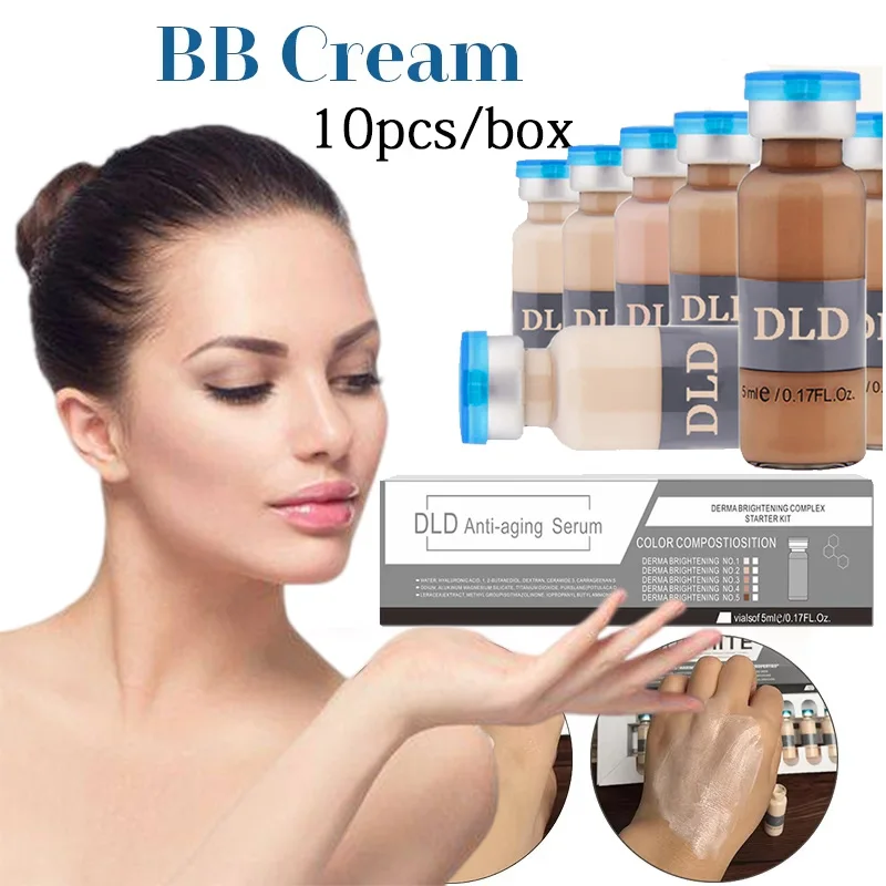 BB Cream Korea Glow Serum Pigment Starter Kit Face Foundation Cream Whitening Brighten Anti-aging Acne Skin Care Beauty 5ml
