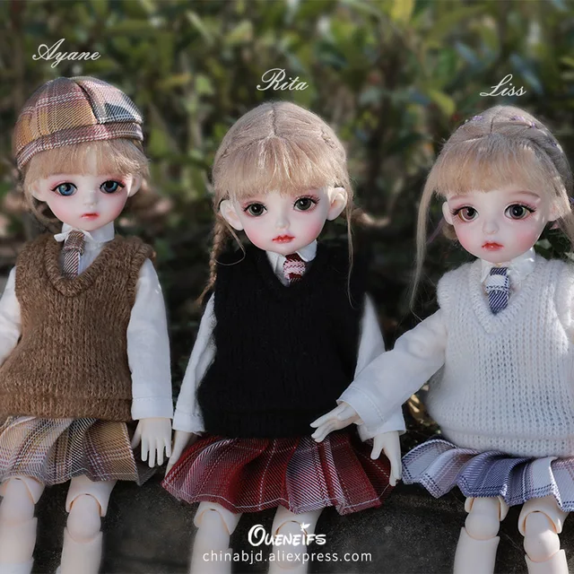 Shuga Fairy Liss & Rita & Ayane 1/6 BJD Doll Anime Figure Resin Toys for Kids Surprise Gift for Girls Birthday Cute YOSD Doll 5