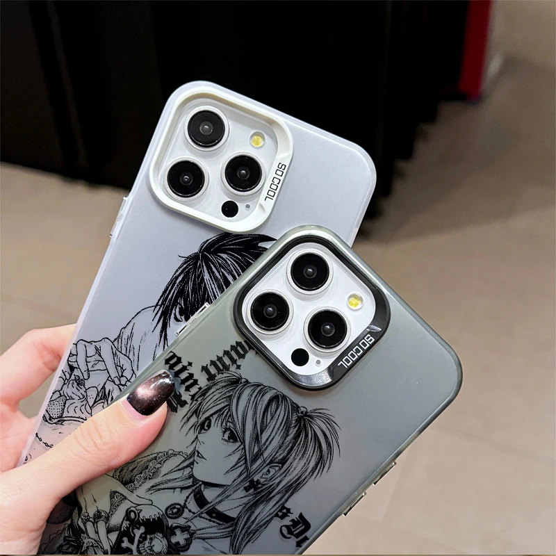 Matte Anti-Fall Anime Death Note Phone Case