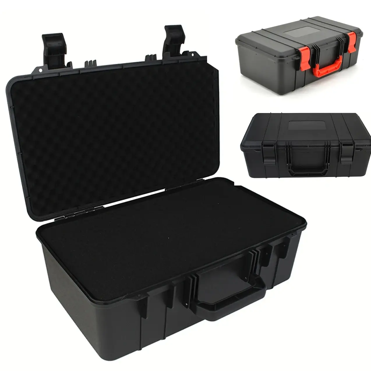 Waterproof Protective Tool Box Hard Carry Tool Case Bag Storage Box Equipment Instrument Toolbox Organizer Outdoor Suitcase