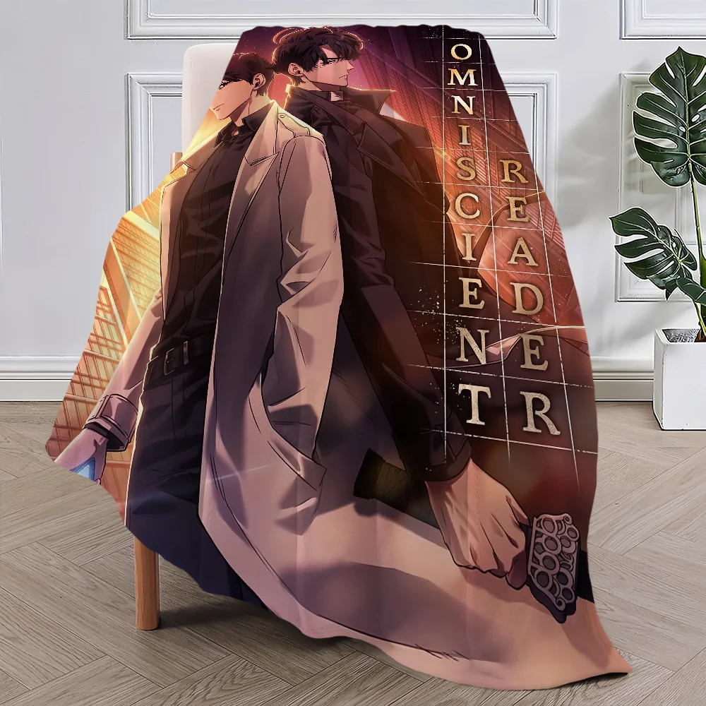 Novel Omniscient Reader Viewpoint comic Blanket Plush Nap Sofa rug for Living Room Office Bedroom Birthday Home Travel Kid Gifts 3