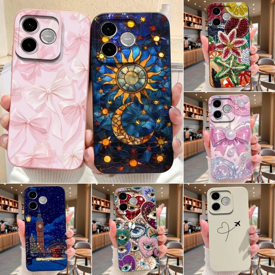 Elegant Sun and Moon Protective Phone Case Shell