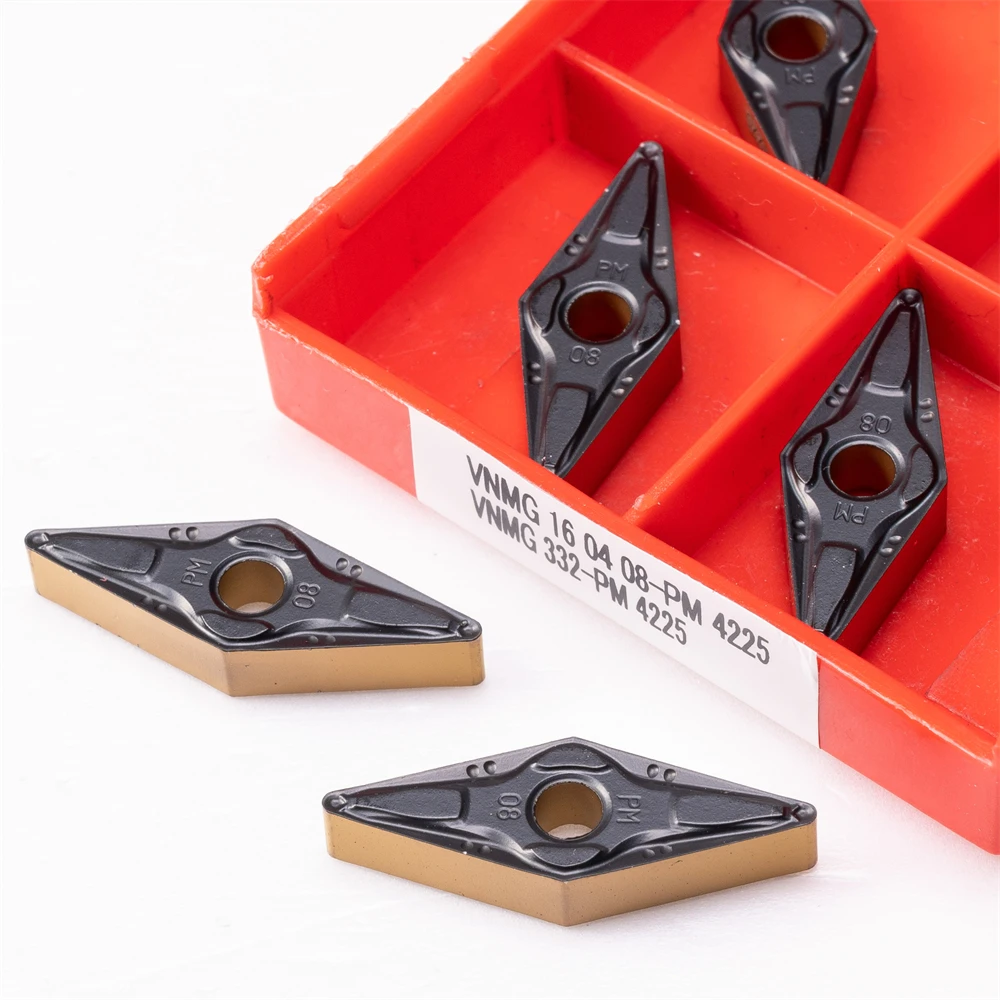 

VNMG160408 PM 4225 Carbide Inserts External Turning Tool High Quality Lathe CNC Cutting Insert Steel Processing