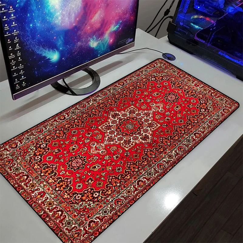 

Persian Carpet Lovely office mouse pad customizable desktop pad, non-slip large gamer mini pc gamers decoracion mouse pad