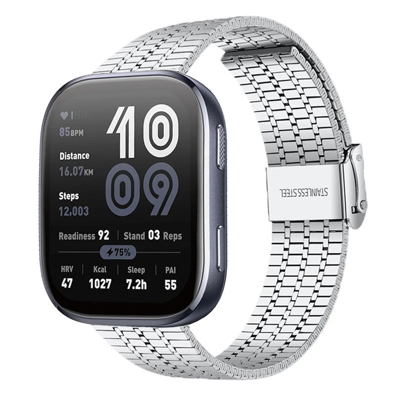 Premium Stainless Steel Metal Bracelet Watchband - Elegant Unity Strap