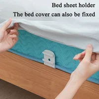 Pinces pour draps de lit, antidérapantes, sans changement de vitesse, sans broches, attaches invisibles, outils de chambre à coucher pour draps-housses, draps plats et literie 5