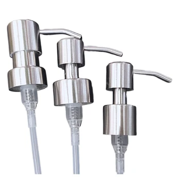 หัวฉีดแบบปั๊มสบู่เหลวสำหรับด้ามจับสแตนเลสหัวฉีดสำหรับห้องครัวห้องน้ำโฟมสบู่แชมพูอุปกรณ์เสริม 1
