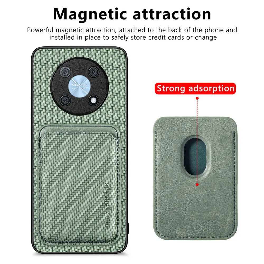 Luxury Detachable 2-IN-1 Leather Magnetic Card Case & Back Cover