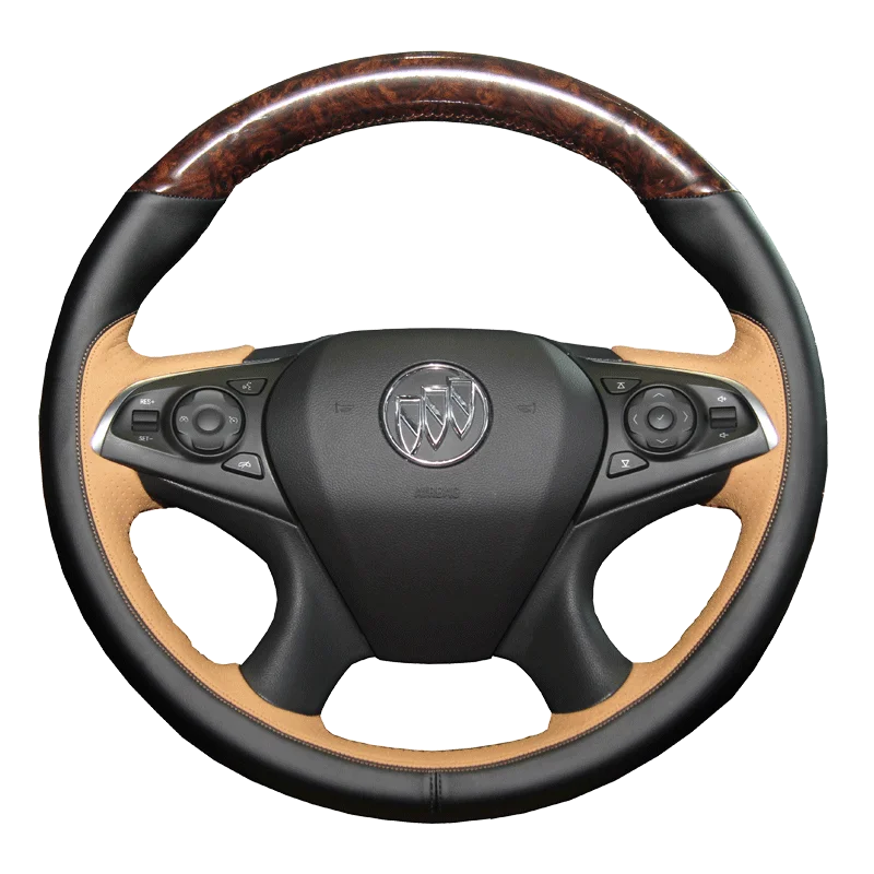 

Индивидуальная оплетка с ручным шитьем для Buick Envision Encore GX, аксессуары для интерьера автомобиля из натуральной кожи, 38 см