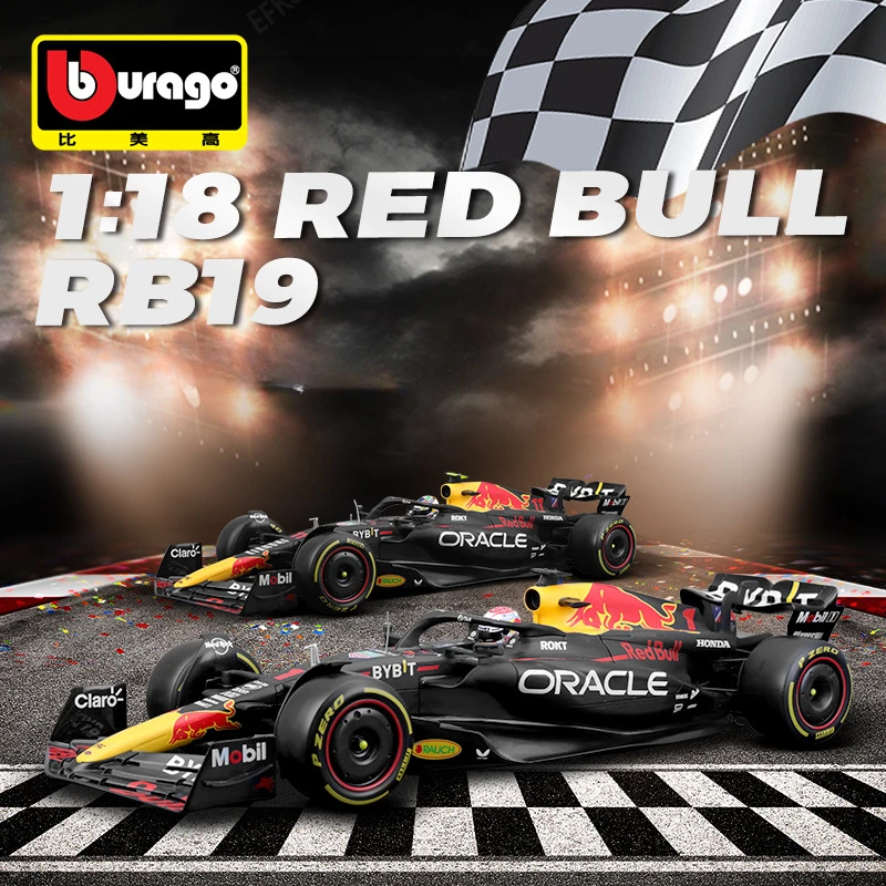 Maisto 2023 F1 Model 1:18 Red Bull RB19 Formula Model Racing Simulation Alloy Pendant Car Realistic Texture Cool Festival Gifts