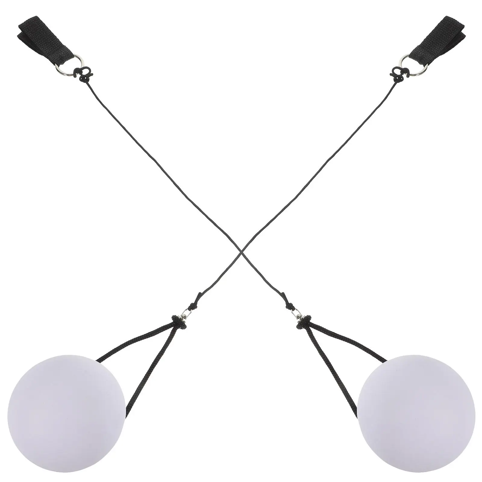 2개의 재미있는 LED 저글링 공, 어둠 속에서 빛나는 화려한 라이트업 공, 클럽 파티 의상, 댄스 쇼, 야외 놀이용