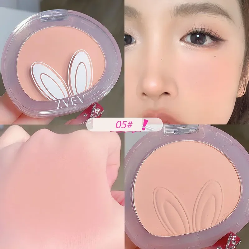 Monochrome Cute Blush Matte Soft Lightweight Mineral Powder Cheek Tint Natural Nude Brightening Contouring Rouge Blusher Makeup, powder blusher,blush powder,facial blusher,monochrome blush