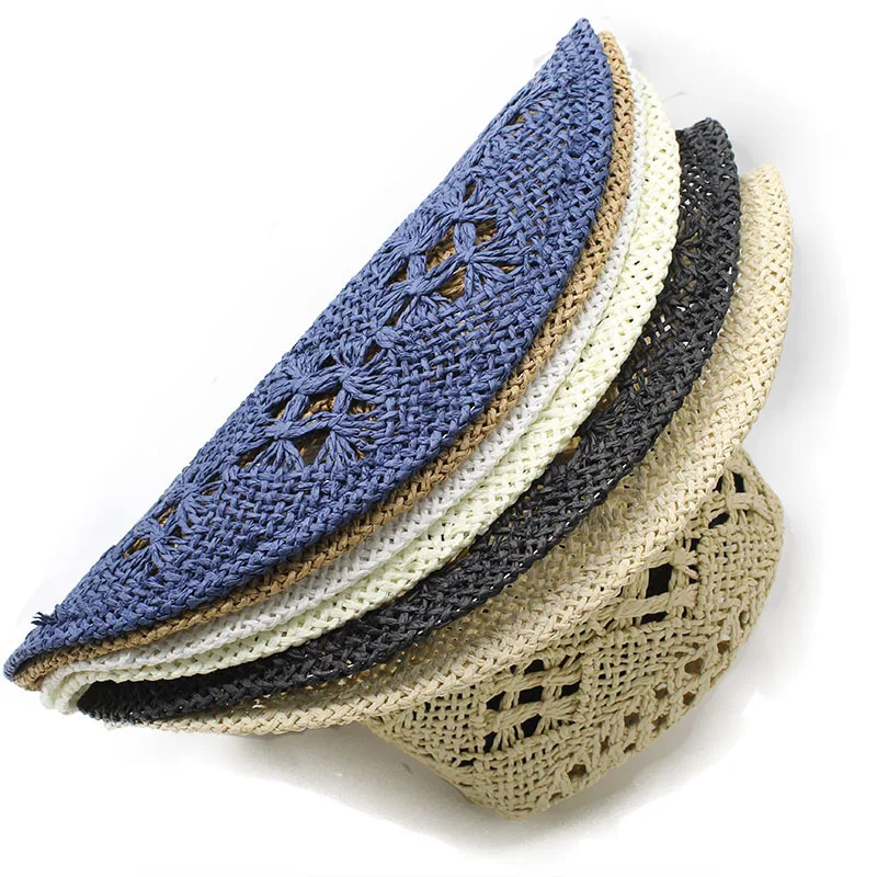 Hot Sale women's hats Men's cowboy new elegant jazz gentleman straw hat cowgirl beach summer panama designer Fashion pearl_ecoleips.com