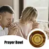 Wooden Prayer Bowl Religious Christian Congregation Gift Gratitude Heart Prayer Bowl Christian Gifts Wood Prayer Dough Bowl Gift 4