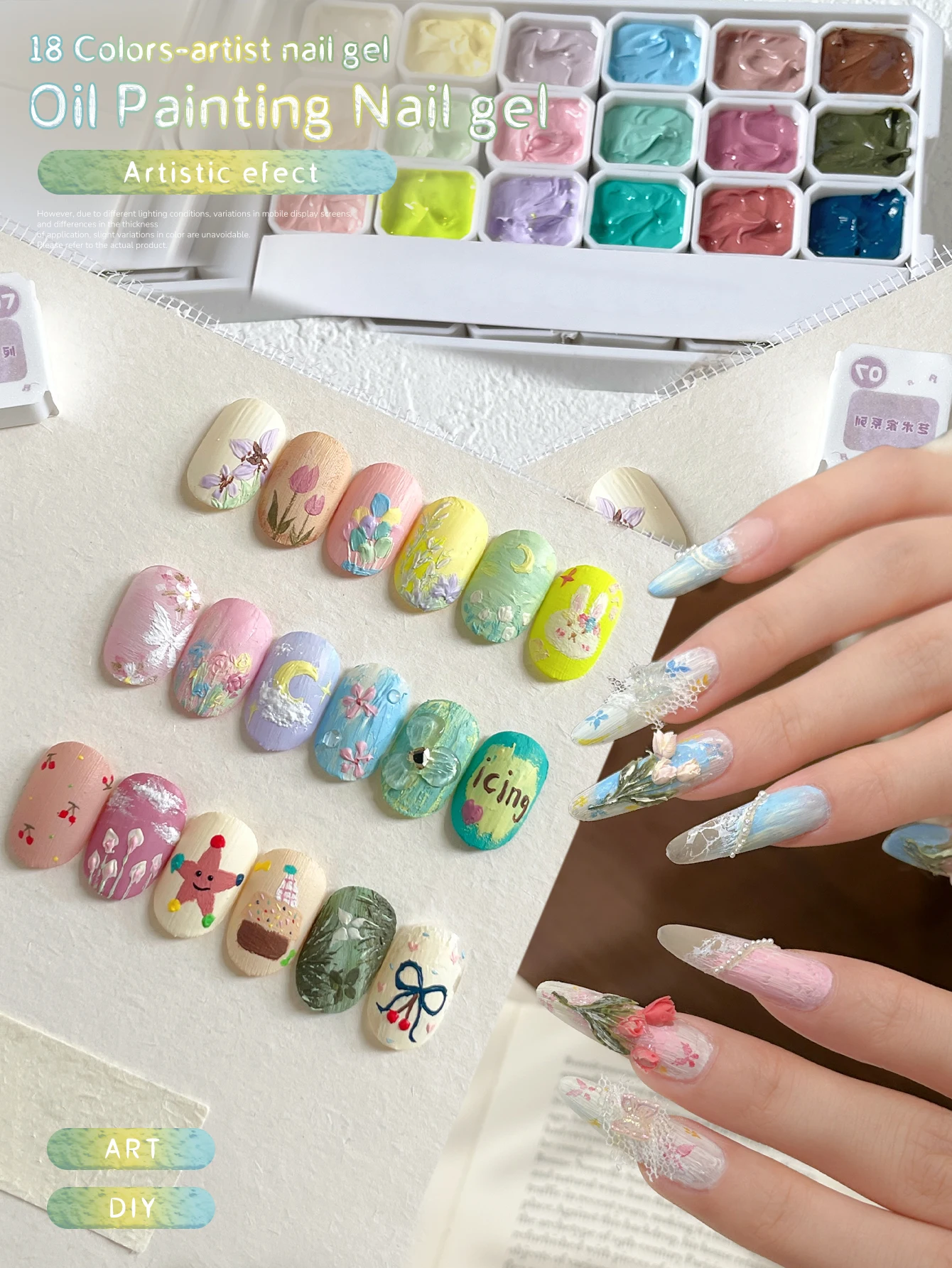MORDDA 18-Farben Solid Gel Nagelgel Semi Permanent Nail Art Einweichen UV LED Gel Weihnachten Maniküre Geschenk Nagel Salon DIY Maniküre