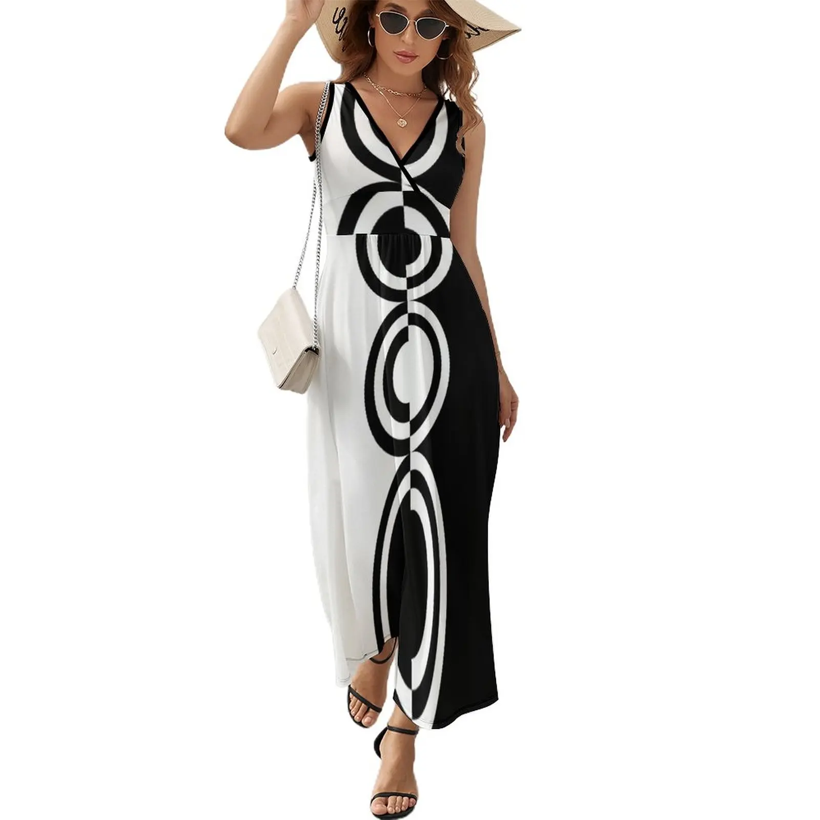 

Ретро sixties Мода контрастное кружевное платье в стиле 60-х годов без рукавов платья для невесты женская одежда