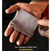 Fitness Cowhide Leather Four Fingers Glove Breathable Anti-slip Shock Absorption Yoga Dumbbell Sports Glove Workout Hand Support 4