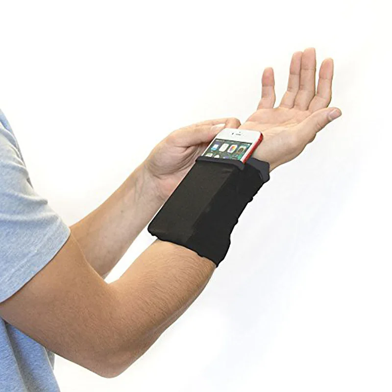 Travel Wrist Wallet Pouch Portable Pocket Key Zipper Sport Wrist Belt Bag Running Multifunctional Storage Bag Case 2